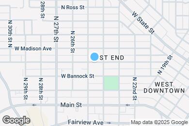 Map image of the property - 2413 W Jefferson St