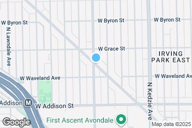 Map image of the property - 3735 N Kimball Ave
