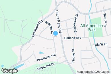 Map image of the property - 1616 Anthony Dr