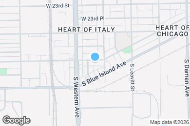 Map image of the property - 2319 W 25th St