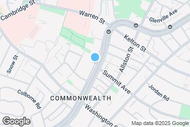 Map image of the property - 1533 Commonwealth Ave