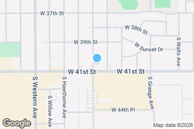 Map image of the property - 3212 S West Ave