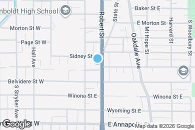Map image of the property - 755 Robert St S