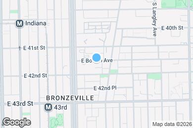 Map image of the property - 445 E Bowen Ave