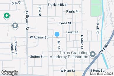 Map image of the property - 401 W Adams St
