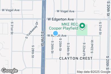Map image of the property - 2525 W Abbott Ave