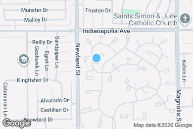 Map image of the property - 8566 Larkhall Cir