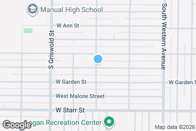 Map image of the property - 2217 W Marquette St