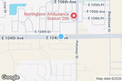 Map image of the property - 13531 E 103rd Pl