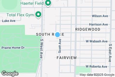 Map image of the property - 616 Scott Ave