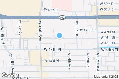 Map image of the property - 1480 W 46th St