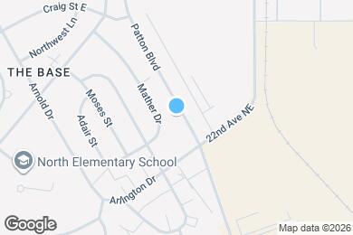 Map image of the property - 1115 Patton Blvd