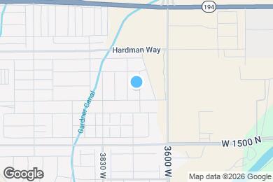 Map image of the property - 1731 N 3680 W