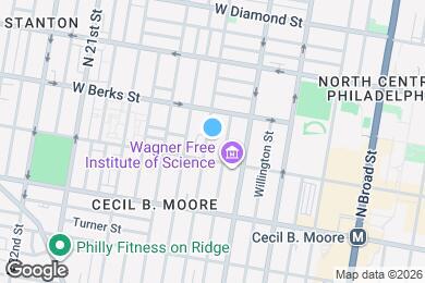 Map image of the property - 1813 N 18th St