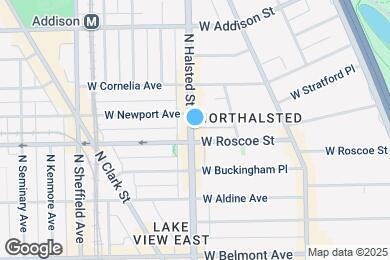 Map image of the property - 3414 N Halsted St