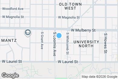 Map image of the property - 622 W Myrtle St