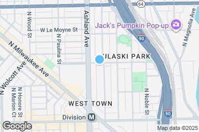 Map image of the property - 1358 N Bosworth Ave