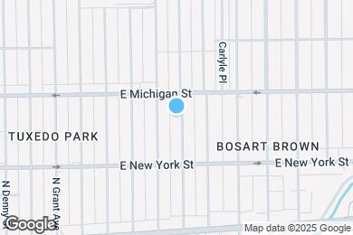 Map image of the property - 418 N Drexel Ave