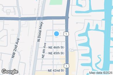 Map image of the property - 518 NE 48th St