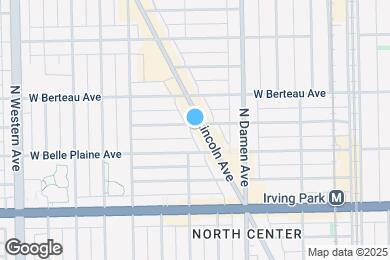 Map image of the property - 4128 N Lincoln Ave