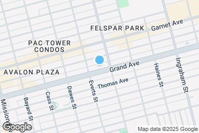 Map image of the property - 1240 Grand Ave