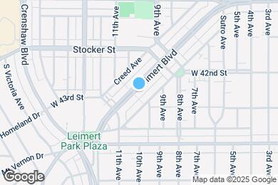Map image of the property - 4286 1/2 Leimert Blvd