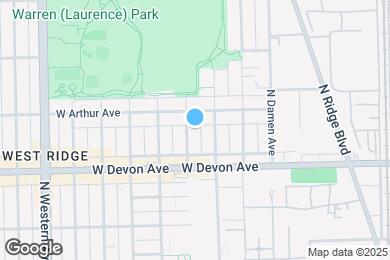 Map image of the property - 6441 N Hamilton Ave