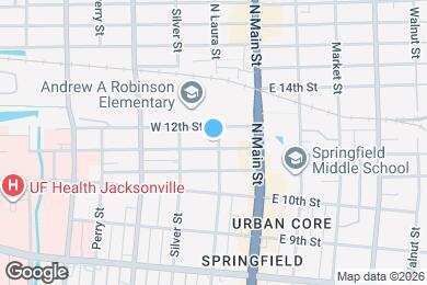 Map image of the property - 105 W 11th St