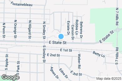 Map image of the property - 616 E State St
