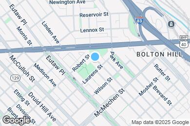 Map image of the property - 1814 Bolton St