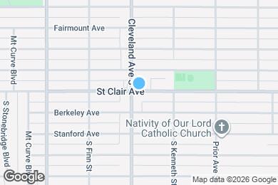 Map image of the property - 2050 St Clair Ave