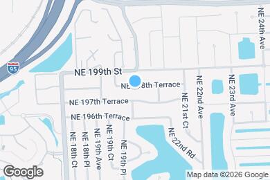 Map image of the property - 1990 NE 198th Terrace