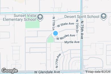Map image of the property - 7302 N 76th Dr