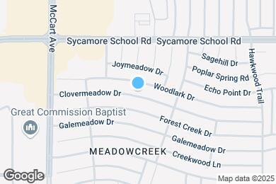 Map image of the property - 3008 Clovermeadow Dr