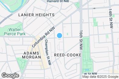 Map image of the property - 1714 Euclid St NW