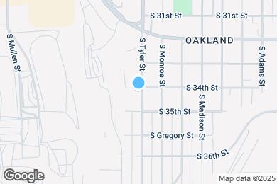 Map image of the property - 3402 S Tyler St
