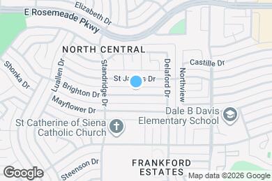 Map image of the property - 1717 Brighton Dr