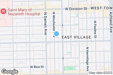 Map image of the property - 1013 N Winchester Ave