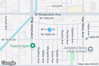 Map image of the property - 2707 W 146th St