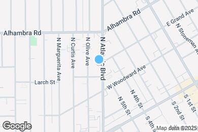 Map image of the property - 341 N Atlantic Blvd