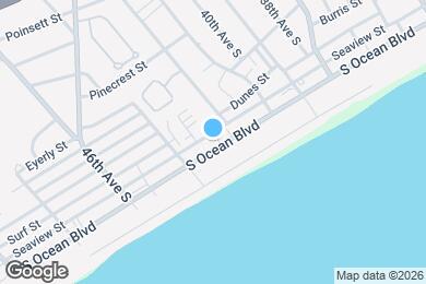 Map image of the property - 4308 S Ocean Blvd