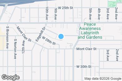 Map image of the property - 3820 W 27th St