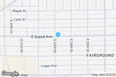 Map image of the property - 2311 E Grand Ave