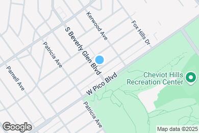 Map image of the property - 2354 S Beverly Glen Blvd