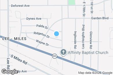 Map image of the property - 17407 Ridgeton Dr