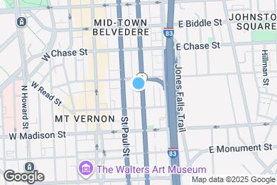 Map image of the property - 920 N Calvert St