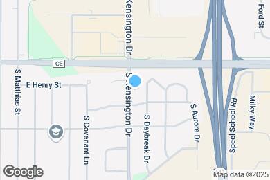 Map image of the property - 510 S Kensington Dr