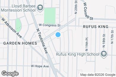 Map image of the property - 4313 N 22nd St
