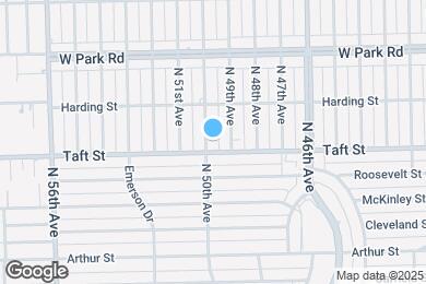Map image of the property - 1711 N 50th Ave