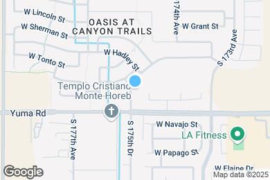 Map image of the property - 1071 S 175th Dr